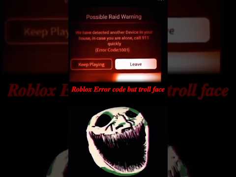 𝑹𝒐𝒃𝒍𝒐𝒙 𝒆𝒓𝒓𝒐𝒓 𝒄𝒐𝒅𝒆𝒔 𝒃𝒖𝒕 𝒕𝒓𝒐𝒍𝒍 𝒇𝒂𝒄𝒆! | 𝑬𝒓𝒓𝒐𝒓 𝒄𝒐𝒅𝒆 𝟐𝟔𝟖, 𝟐𝟕𝟕, 𝟐𝟕𝟑, 𝟐𝟔𝟕 𝒂𝒏𝒅 𝟏𝟎𝟎𝟏 |𝑹𝒐𝒃𝒍𝒐𝒙#errorcode#roblox