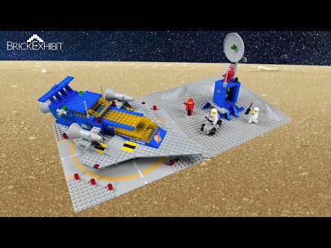 LEGO Classic Space 497 Galaxy Explorer 1979 (AKA 928 Space Cruiser and Moonbase) BrickExhibit.com