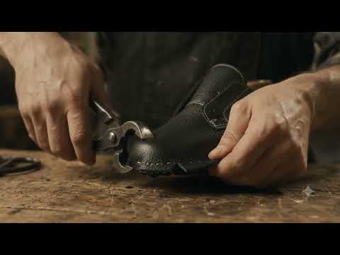 Heavy-Duty Pre-Stitched Shoe Upper Component video 7