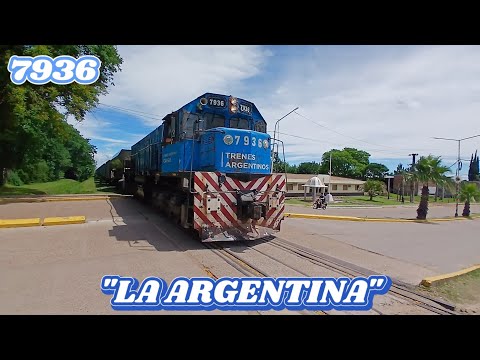 LOCOMOTORA 7936 "LA ARGENTINA" POR MOCORETA 21/11/25