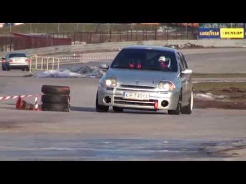 Modesan Mariusz - Renault Clio Sport - SuperOES 2 Runda  Tor Kielce 21-02-2015