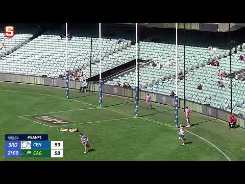 SANFL U18 GF Snapshot - Central's Tom Cochrane snaps over the back
