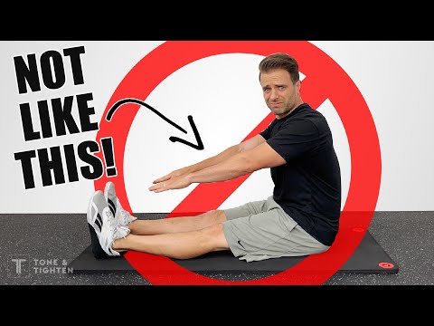 How To Stretch Tight Hamstrings The RIGHT WAY! Video