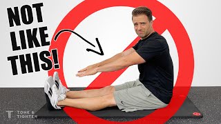 How To Stretch Tight Hamstrings The RIGHT WAY!