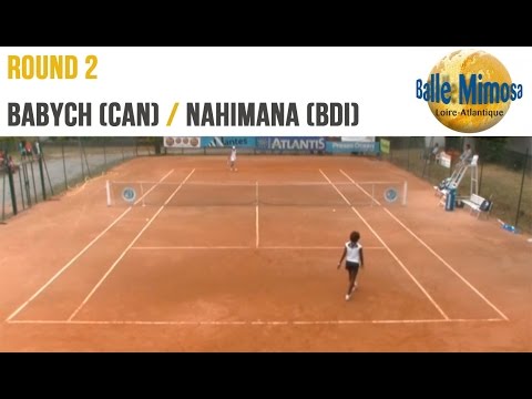 BABYCH (CAN) vs NAHIMANA (BDI) 2nd round - Center court