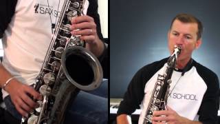 Jazz Saxophone Standard : Little Brown Jug by Glenn Miller - learn how to play with Sax School
