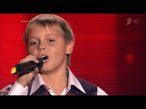The Voice Kids RU 2014 Roman — «Santa Lucia» Blind Audition | Голос Дети. Роман Мишуков. СП