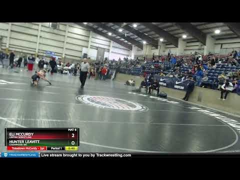 77 Lbs Quarterfinal - Hunter Leavitt, Champions WC Vs Eli McCurdy, Uintah Wrestling 18d7