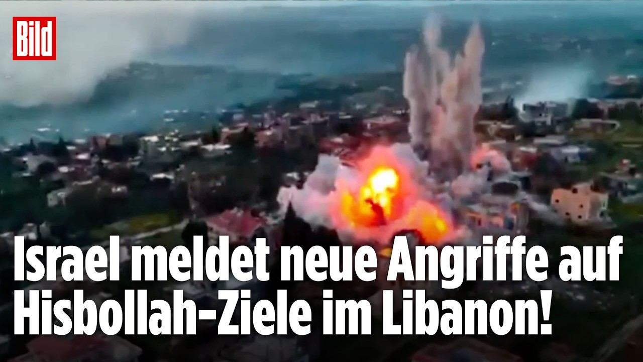 Krieg im Nahen Osten: Israel meldet Offensive mit mehr als 200 Angriffen im Südlibanon!