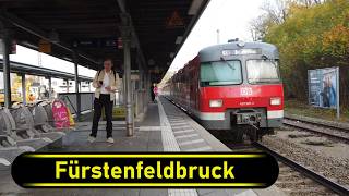 S-Bahn Station Fürstenfeldbruck - Munich 🇩🇪 - Walkthrough 🚶