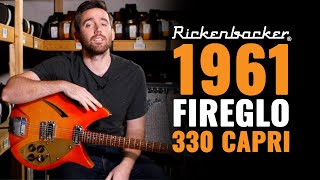 Video thumbnail for 1961 Fireglo Rickenbacker 330 Capri | CME Vintage Demo | Nathaniel Murphy by Chicago Music Exchange