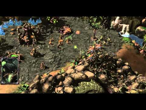 Starcraft II: Heart of the Swarm Campaign 10. Zerus Mission 1 - Waking the Ancient