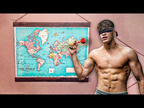 I threw a dart at a map and flew wherever it landed