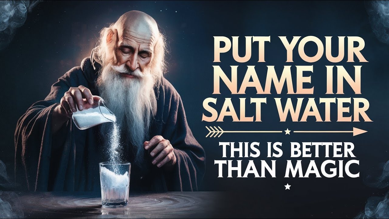 Put YOUR NAME in SALT WATER and get ready to have everything you want| Buddhist teachings