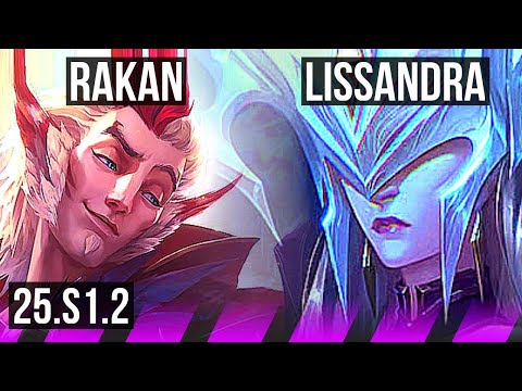 RAKAN & Ezreal vs LISSANDRA & Seraphine (SUP) | 3/2/22, 1200+ games | NA Grandmaster | 25.S1.2