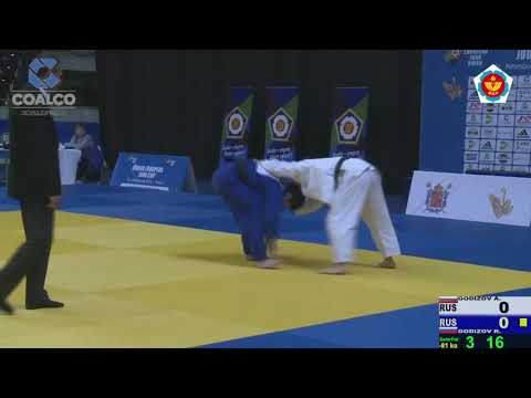 81 kg Godizov A Godizov R 19 04 2015 Т1 Кубок Европы по дзюдо среди юниоров и юниорок, САНКТ ПЕТЕРБУ