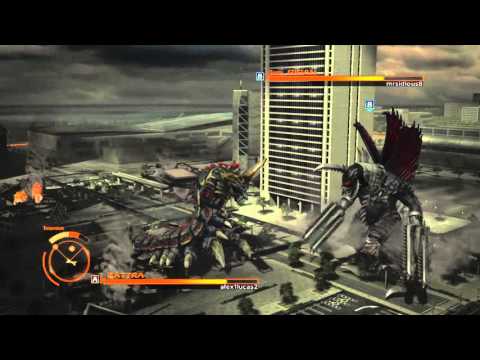 Godzilla Ps4: Battra Larva vs Gigan