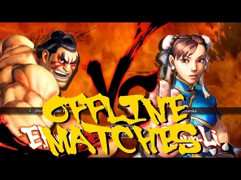 USF4 Steam - E.Honda Vs. Chun-Li - Offline Matches - 60fps ✔
