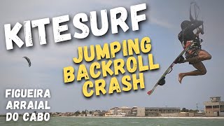 Kitesurf Figueira Jumping / Backroll / Crash