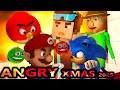 ANGRY MINECRAFT CHRISTMAS 2025 Sonic Baldi Mario Steve Angry Birds Minecraft Animation Short