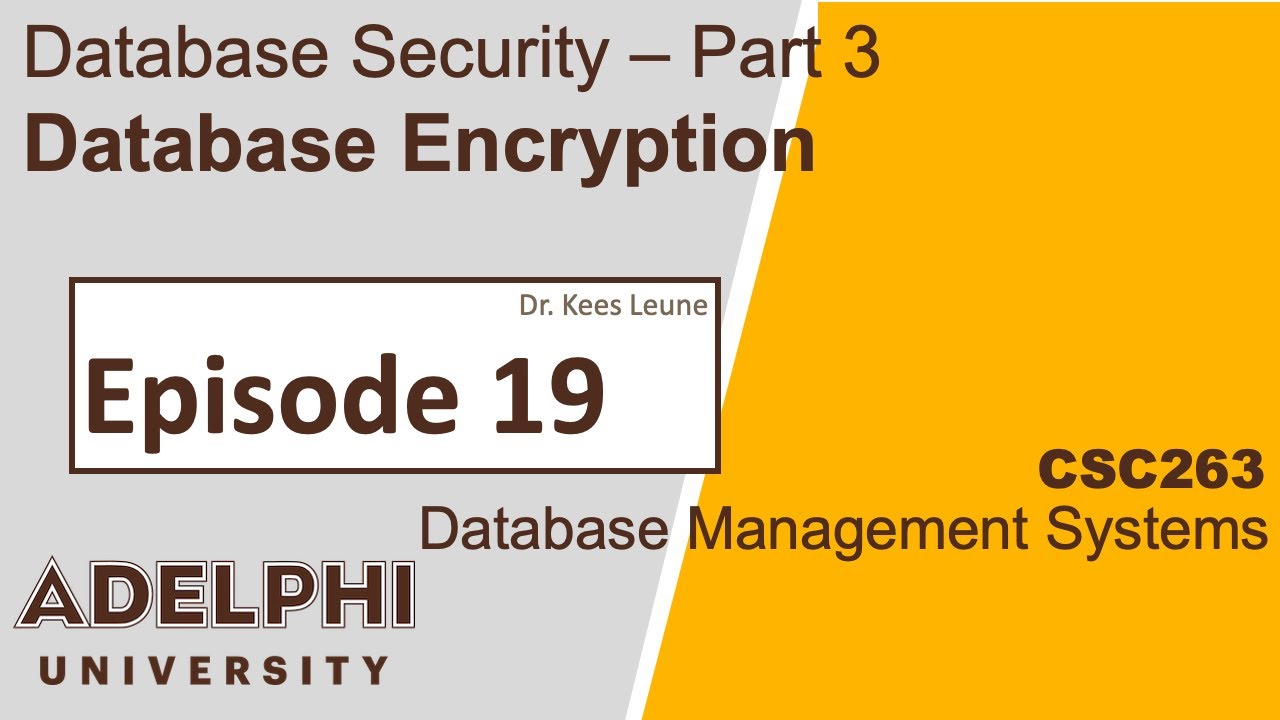 Database Encryption