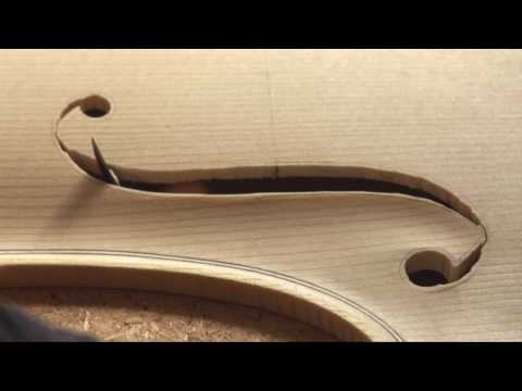 Sound holes and bass bar ...