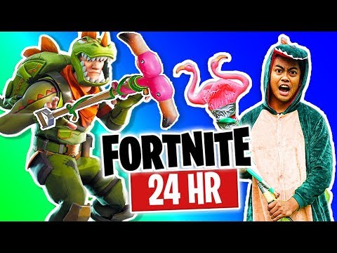 Fortnite In Real Life (24 Hours) ~ Guava Juice Video