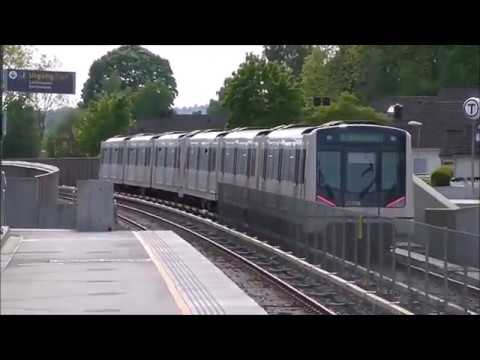 Oslo-Viken T-bane - Linje 3: Gjettum T-banestasjon 05-2018 [HD]