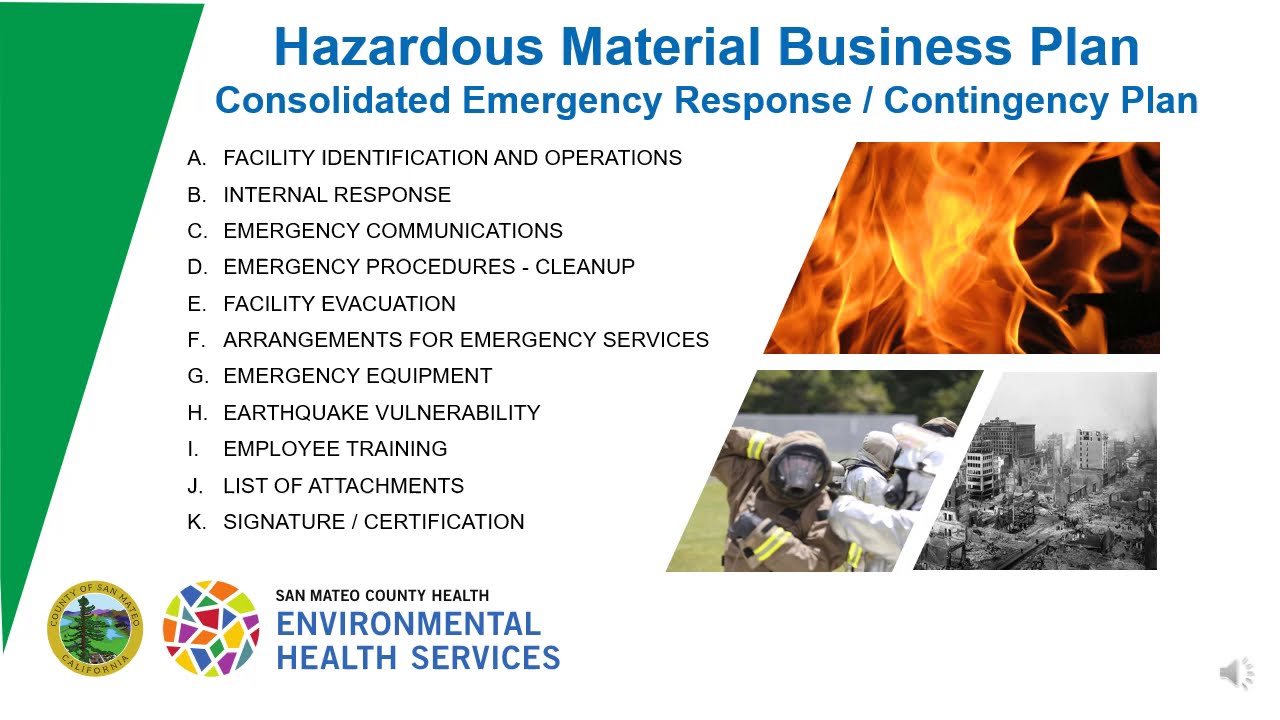 6. HMBP Contingency Plan