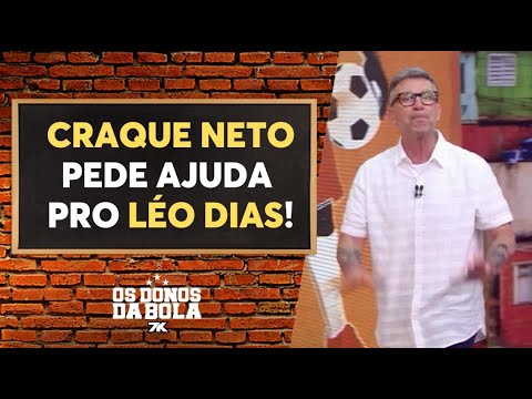 Craque Neto pede ajuda até ao Léo Dias para derrubar o Palmeiras!