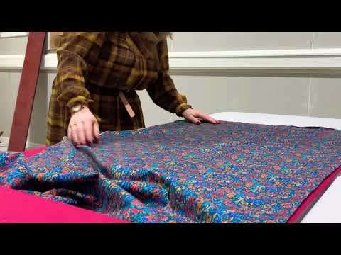 FABWORK EASY MAKE PONCHO - VIDEO 2 - Cutting The Fabric