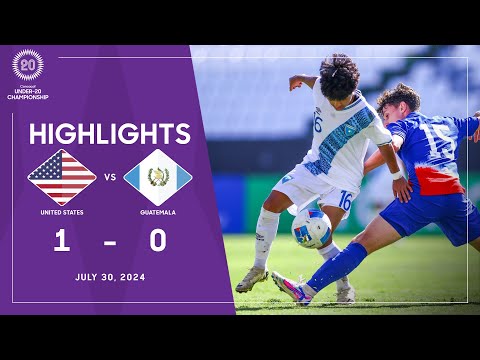 U20Championship 2024 | United States vs Guatemala | Quarterfinals