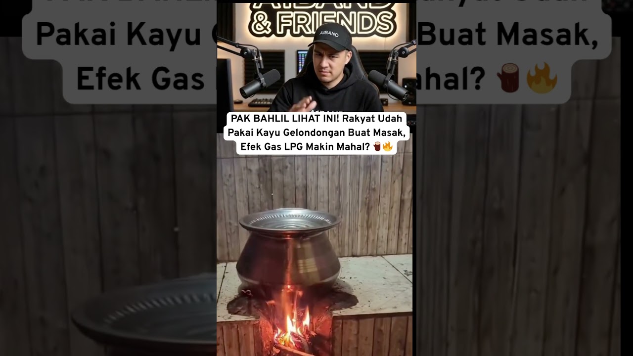 PAK BAHLIL LIHAT INI! Rakyat Udah Pakai Kayu Gelondongan Buat Masak, Efek Gas LPG Makin Mahal? 🪵🔥
