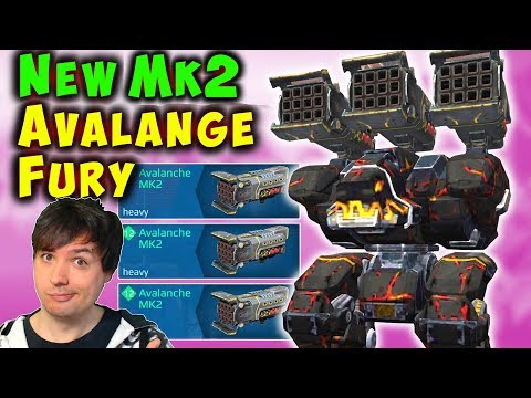 NEW AVALANCHE FURY Mk2 - Better than Trident? War Robots Gameplay WR