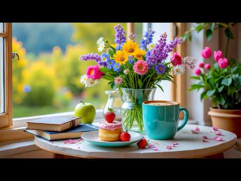 Sweet May Bossa Nova ☕ Relaxing Spring Morning Coffee with Positive Jazz Background Music to Sleep