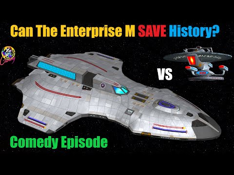4K Enterprise M VS Galaxy Class X From Hell COMEDY - Star Trek Starship Battles - Bridge Commander