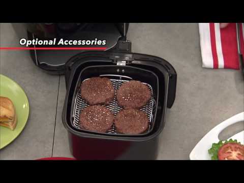 Nuwave 36223 Brio 2 qt Air Fryer Gourmet Accessory Kit Pan & Reversible  Rack