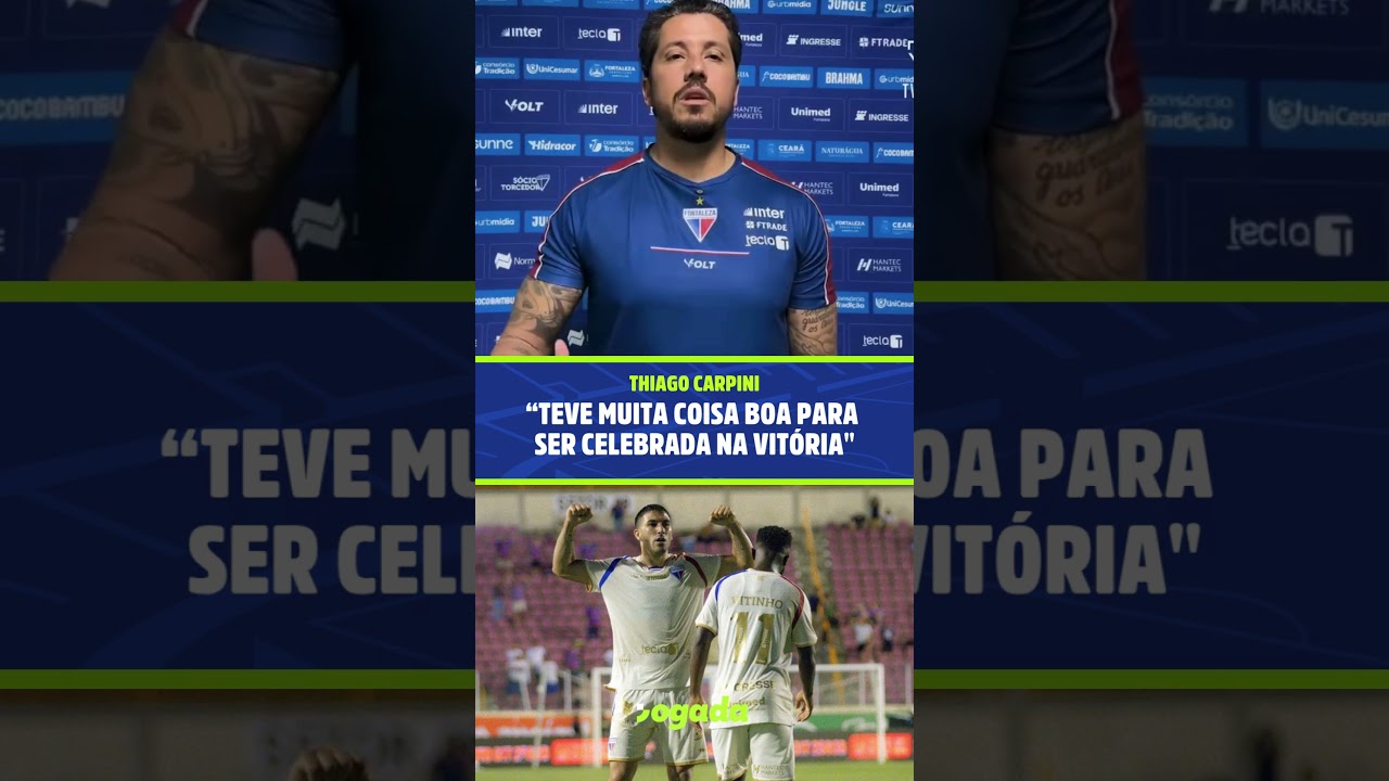 Imagem da notícia Thiago Carpini exalta estratégia do Fortaleza e força do elenco: 'muito para celebrar'