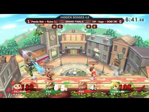 Hidden Bosses 4.0 Doubles  GRAND FINALS - Panda Bair + Ruins [L] vs UR | Sage + DOM [L]