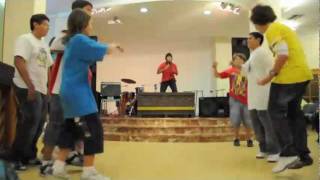 Baile Campamento Ekklesia 2010 Live out loud Group 1 crew