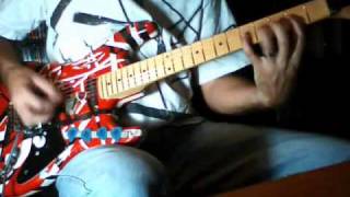 Van Halen   Hang Em High  (cover using guitarless back track)