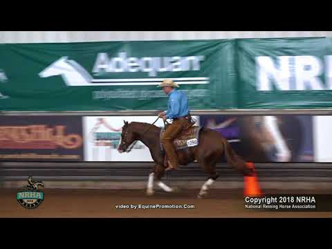 Little Brother Gun ridden by Sam L Schaffhauser  - 2018 NRHA Derby (Nov. Horse Open, Show 1)