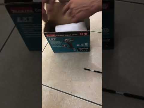 Makita DTD156Z Akumuliatorinis smūginis suktuvas, 18 V,Li-ion 155 Nm, LED, Be akumuliatorių ir kroviklio! video
