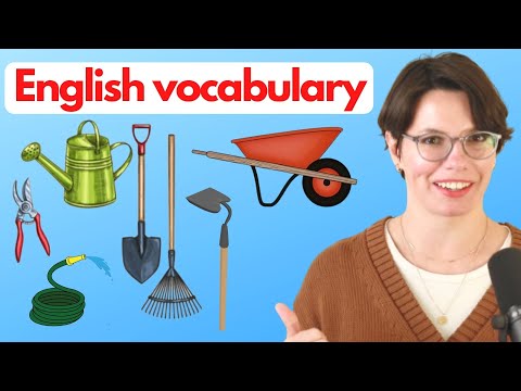 GARDENING TOOLS / ENGLISH VOCABULARY / EVERYDAY ITEMS IN ENGLISH