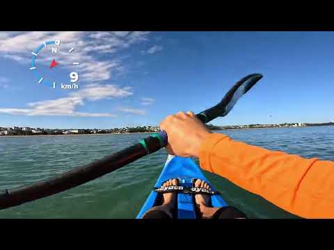 First paddle on the Hayden PR2 surfski !