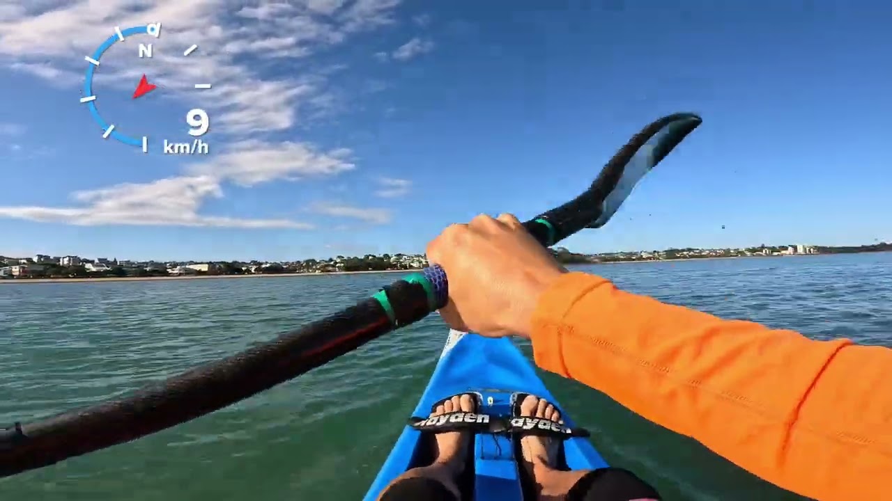 First paddle on the Hayden PR2 surfski !