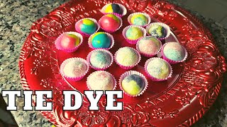 Como fazer BRIGADEIRO TIE DYE | Brigadeiros TIE DYE para vender