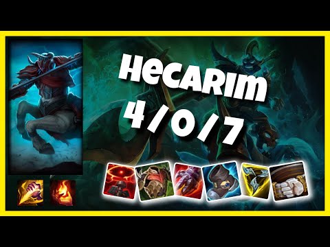 Hecarim vs Lillia TURKISH Challenger JUNGLE (4/0/7) - v11.5