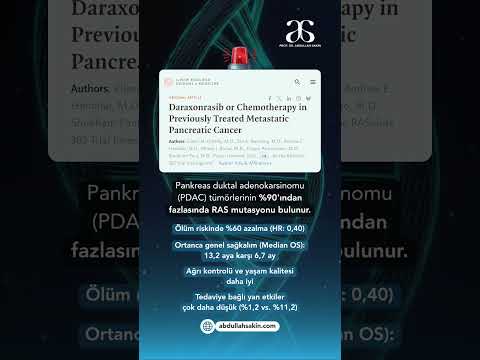 Pankreas Kanserinde Oyun Değiştirici Sonuç: Daraxonrasib Sağkalımı İkiye Katladı