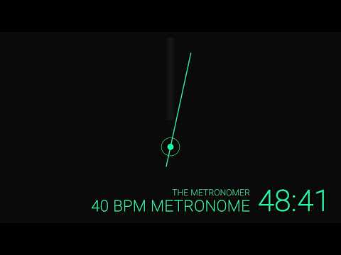 40 BPM Metronome for 60 Minutes